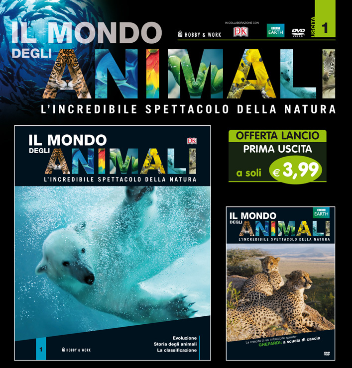 Collana editoriale <br> "Il mondo degli animali" <br> <br>Casa Editrice: <br>Hobby & Work